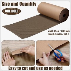 Geyoga Single Face Corrugated Cardboard Roll B Flute Shipping Corrugated Roll Pa