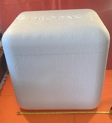 Styrofoam Insulated Cooler Shipping Container Perishable w GEL pak