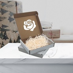 6x5x1 inch White Shipping Boxes 50 Pack, Small Corrugated Cardboard Mailer Bo…