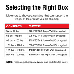 4440 Tall Corrugated Cardboard Box 4″ L X 4″ W X 40″ H, Kraft, for Shipping, Pac