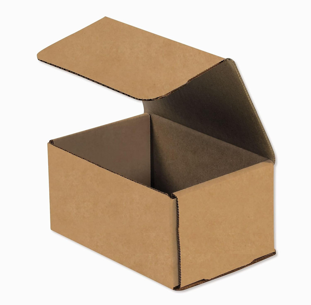 Shipping Boxes Small 6″L X 4″W X 3″H, 50-Pack | Corrugated Cardboard Box for Pac