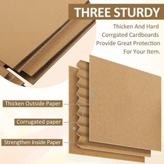 Personalizable 10x7x5 Shipping Boxes – 30 Pack Brown Mailers for Retail