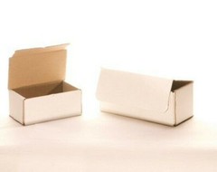 50 7″ x 3″ x 3″ White Corrugated Mailers