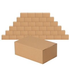 40 Pack 8x5x3 inches Shipping Boxes Small Cardboard Boxes for Packing, Moving