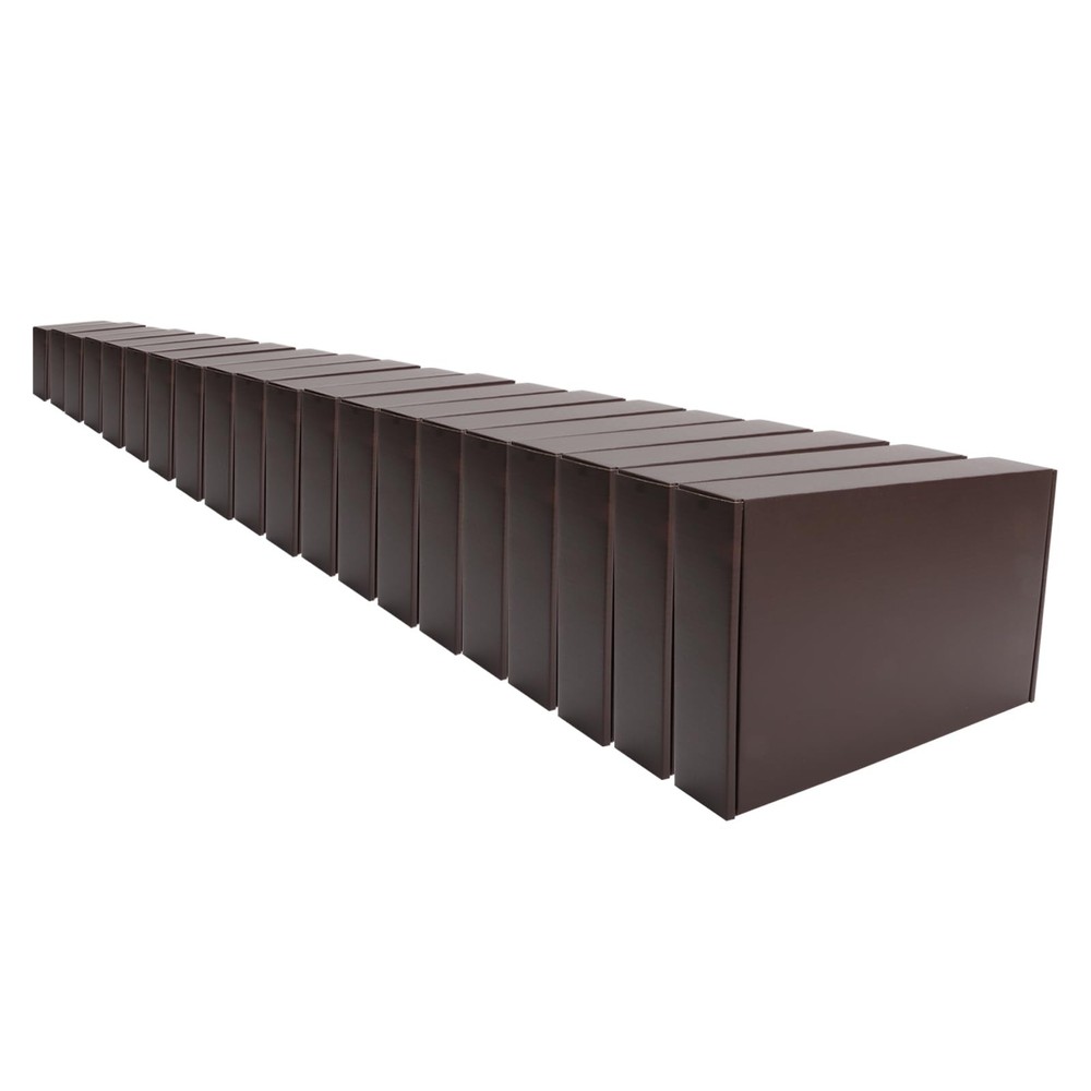 Brown Shipping Packaging MEIANJU L10.5xW6.3xH2 inch Hard Corrugated Cardboard