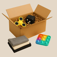 50 Pack 10x5x5 32ECT Corrugated Shipping Boxes| Cardboard Mailing Packing Carton
