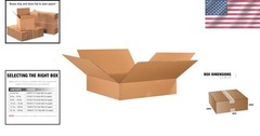 Brand New Shipping Flat Kraft Corrugated Box 26x26x8