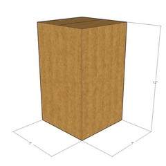 7x7x12 Tall Corrugated Shipping Boxes 32 ECT Single-Wall, 200/Pack