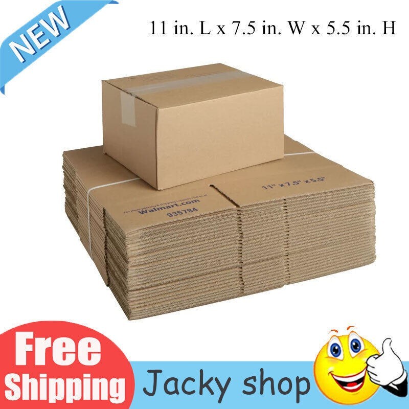 30 Count Shipping Box Recycled Corrugated Box Lightweight Packing Business NEW