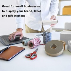 50 Pack Shipping Boxes 6x4x1 Inch, Small White Corrugated Cardboard Mailer