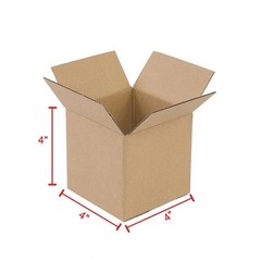 100Pc 4X4X4 Cardboard Paper Boxes Mailing Packing Shipping Box Corrugated Carton
