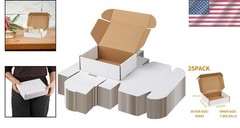 Versatile 8x6x2 Inch Shipping Boxes – 25 Pack for Small Businesses & Gifts