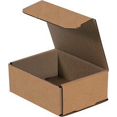 50 Kraft 5x4x2 Corrugated Mailers – Lightweight and Strong