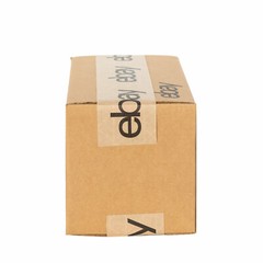 25X eBay Branded Shipping Box Brown Black Logo 12″ x 6″ x 6″ Worldwide Shipping