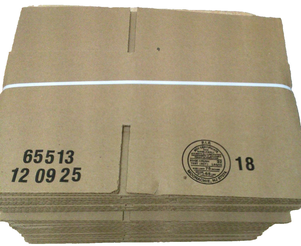 8x6x4 Cardboard Paper Boxes Corrugated Shipping Boxes 32 ECT 25/bndle “18”