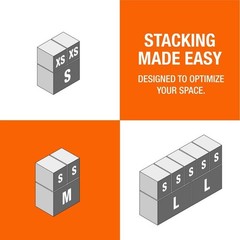 NEW 16x10x12 D Small Moving Boxes with Handles – Strong, Convenient (10-Pack)