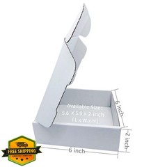 Czofnjesi 6x6x2″ White Mailer Boxes 35 Pack
