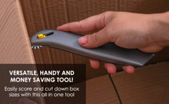 Heavy Duty Utility Retractable Knife Scoring Wheel Box Sizer Carton Resizer