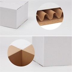 Moisture-Resistant 7x6x5 Cardboard Shipping Boxes – 40 Pack for Secure Mailing