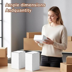 50 Pcs 5 5/8″ x 5″ x 7/16″ CD/DVD Mailer Boxes, DVD Shipping Sleeves, CD Mail…