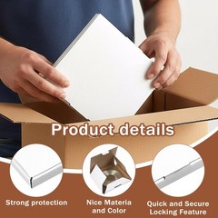 50 Pcs 5 5/8″ x 5″ x 7/16″ CD/DVD Mailer Boxes, DVD Shipping Sleeves, CD Mail…