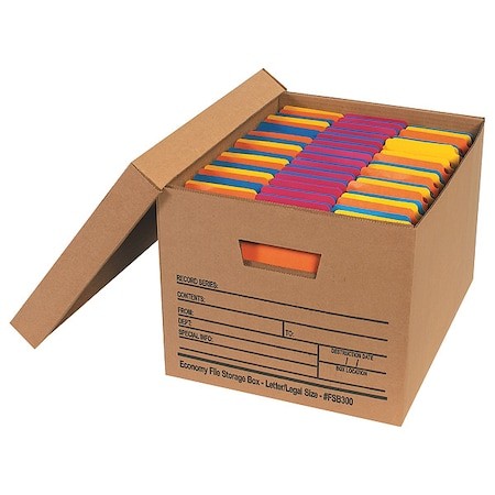 Box Partners Fsb300 File Box, Kraft, 12 Pk