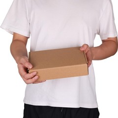 9x6x2 inch Shipping Boxes 6 Pack Brown Tab Lock Tuck Top Mailer Boxes for Pac