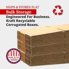 18X12X6 Corrugated Cardboard Boxes, 18″L X 12″W X “H, Pack of 25 | Shipping, Pac