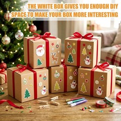 Essential 72 Pack 8x6x6 Inch Craft Boxes – Sturdy Cardboard for Gifts & Mailing