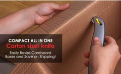 Heavy Duty Utility Retractable Knife Scoring Wheel Box Sizer Carton Resizer