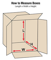 Durable Kraft Cardboard Boxes 18.5×12.5×8″ for Shipping & Moving – 25 Pack