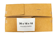 30″ x 18″ x 18″ CARDBOARD BOX – 200lb – SINGLE BOX – LONG