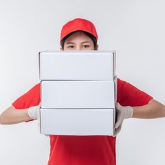 11 3/4 x 7 1/4 x 4 3/4″ White Outside Tuck Mailers ECT-32B 25/Case
