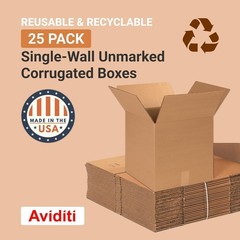 25-Pack Medium Corrugated Boxes 14x14x14 – Mailing & Packing