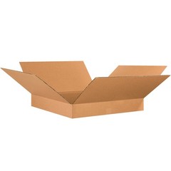 TAPE LOGIC 26x26x4 Flat Corrugated Boxes, Flat, 26L x 26W x 4H, Pack of 15 | Shi