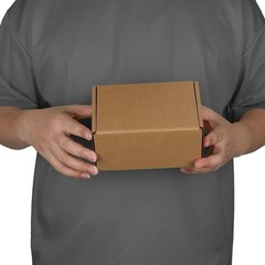 6x4x3 inch Shipping Boxes Set of 6 Brown, Inner Size 5.6×3.6×2.6 inch Cardboa…