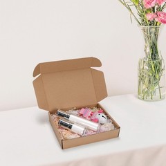 9x6x2 inch Shipping Boxes Set of 6 Brown, Inner Size 8.6×5.6×1.6 inch Cardboard