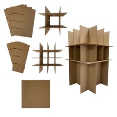 UBMOVE Dish & Glass Partition Insert Kit 4 pack fits in our kitchen boxes