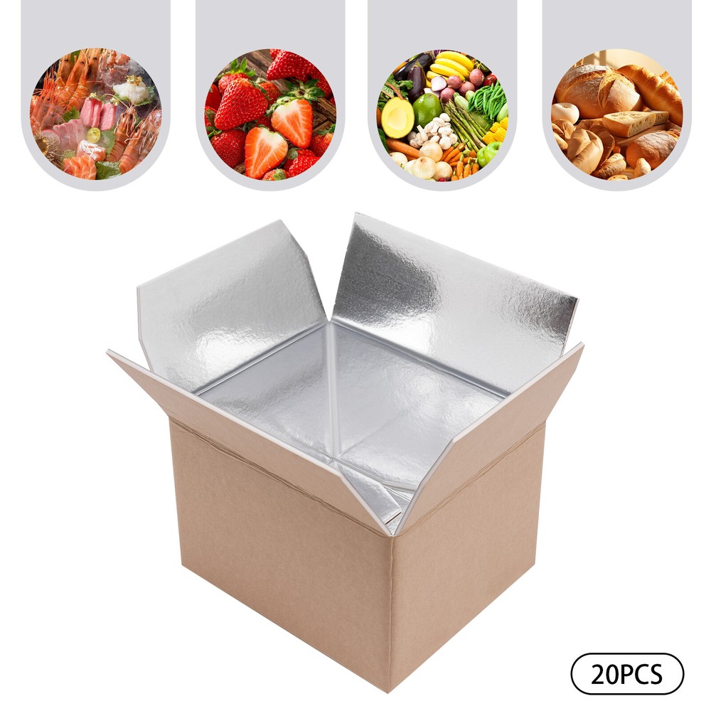 200kg/440lbs Box Insulated Shipping Box Cold Shipping Boxes Cooler Box 20Pcs