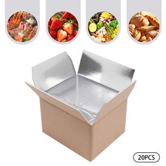 200kg/440lbs Box Insulated Shipping Box Cold Shipping Boxes Cooler Box 20Pcs