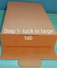 50 Pieces 10″ x 3″ x 12.5″ Corrugated Security Mailer Shipping Box Bulk Boxes