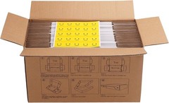 Recyclable 8x6x3 Shipping Box Set of 25 – Convenient Mailers with Stickers