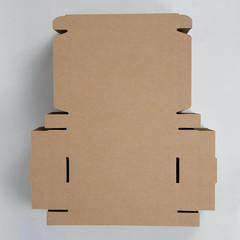 50 Pack 7X5X1 Inches Small Shipping Boxes, Brown Corrugated Cardboard Boxes, Mov