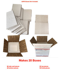 Styrofoam Cooler Box Insulation For USPS Box 4 – 7x7x6 Makes 20 Styrofoam Boxes
