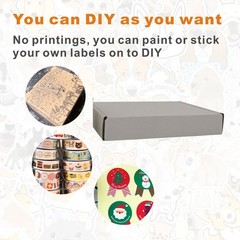 50 Pack 6x4x1” Small Shipping Boxes, Corrugated Cardboard Mailers for
