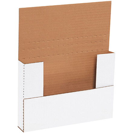White Easy-Fold Mailers 9 5/8 x 6 5/8 x 1 1/4″ ECT-32B 50/Case