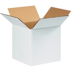 25 11.25″x8.75″x6″ White Corrugated Boxes Shipping Packing Moving Cardboard