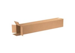 25 Pack Corrugated Kraft Shipping Boxes 6x6x36 Cardboard Mailer Packing Boxes