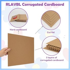 50 Pack Brown 12×12 Cardboard Sheets
