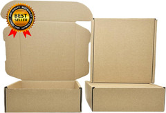 6 X 6 X 2 Inches Small Shipping Boxes 50 Pack Corrugated Cardboard Packaging